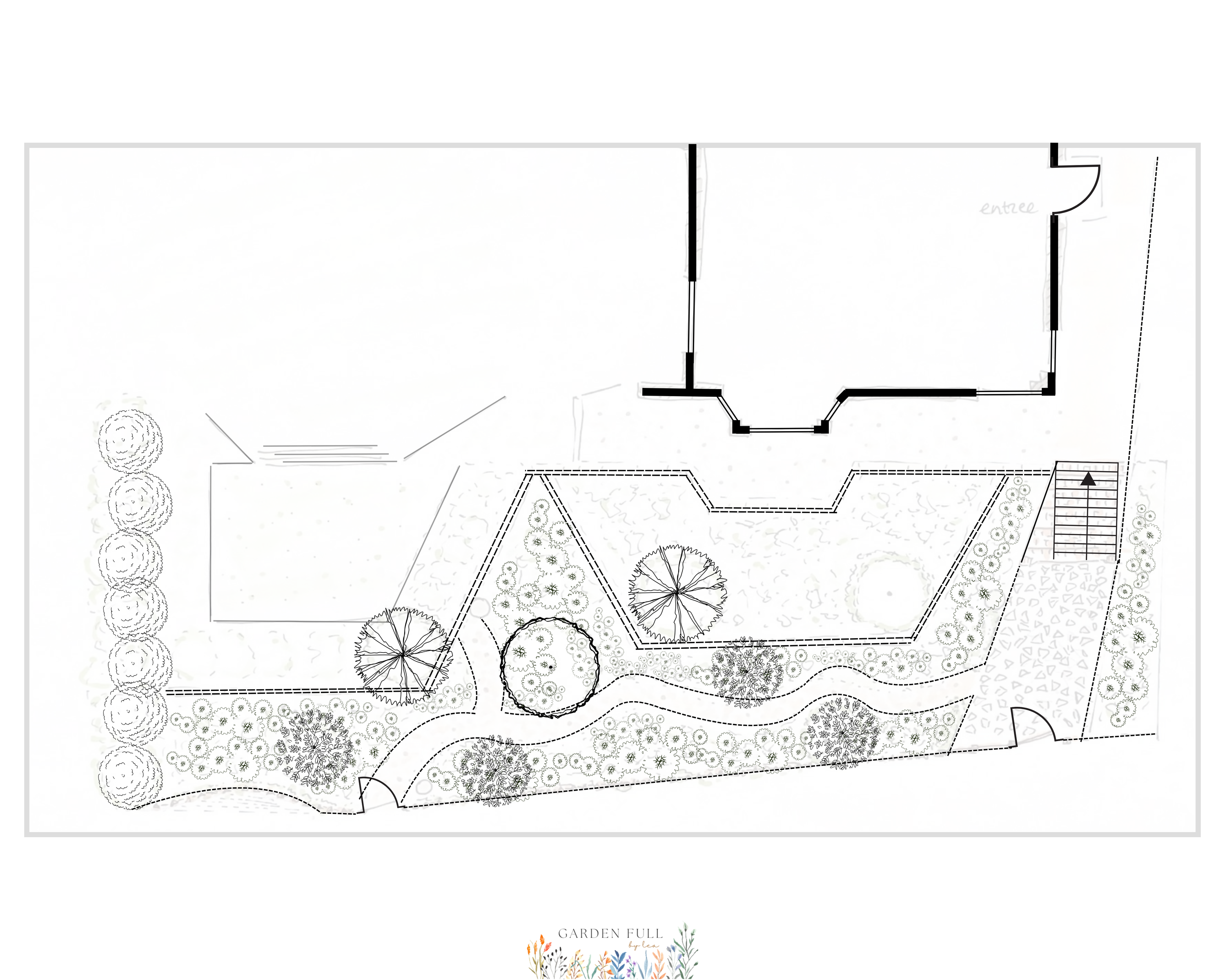 natuurlijke tuin ontwerp